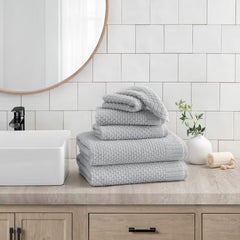Welhome 100% Cotton Terry Towel 6 Pack, in 2 Colours