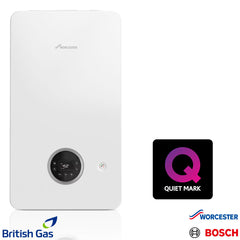 Worcester Bosch 2000 25Kw Combi Boiler Installed by British Gas