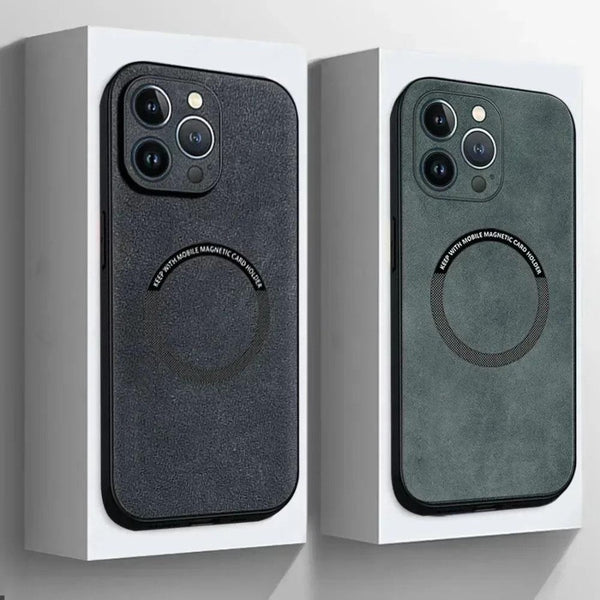 Phone Case - High-End Leather Phone Cases That Are Shock-Resistant And Compatible with Magsafe, Designed for Various for iphone Models Including The 17 Pro Max, 17, Air, 16 Pro, 16, 15 Plus, 15 Pro, 14 Plus, 14 Pro Max, And The 11, 12, 13