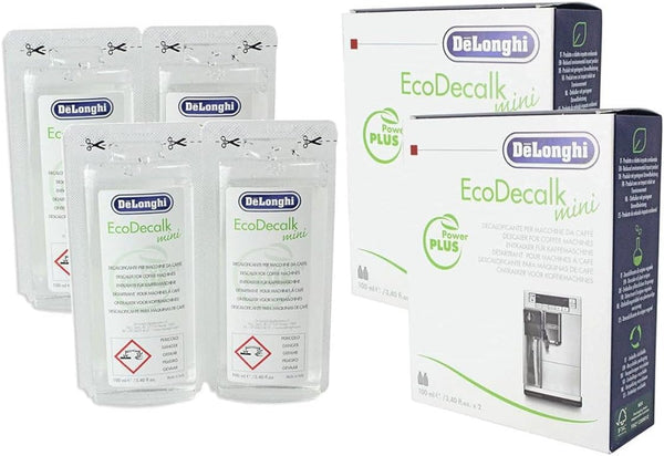De'Longhi Ecodecalk Descaler DLSC500, 5 Decalcification Doses, Coffee Machine Descaler, Coffee Machine Maintenance Accessory, Plant-Based Ingredients, Bottle with 5 Doses, 500Ml