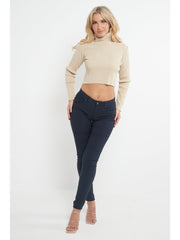 MYT Womens Chino Trousers Ladies Skinny Fit Super Stretch Office Work Casual Chinos Waist Size UK 6-18