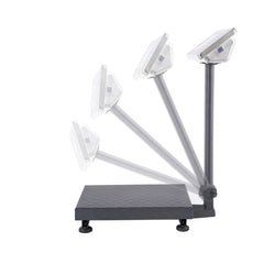 100kg deep gray high-precision electronic platform scale, iron material platform scale, 30 * 40cm tabletop, 50g division value, storage of 5 unit prices and 99 accumulations, supermarket and vegetable market logistics weighing, commercial scale.