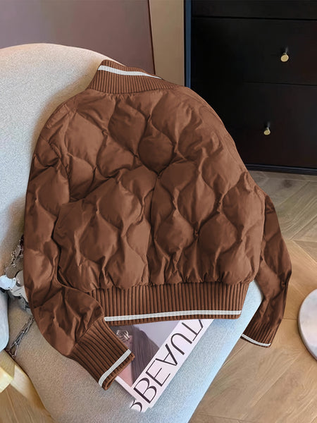 Ladies' Elegant and Fashionable Rowen Patchwork Padded Coat