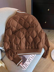 Ladies' Elegant and Fashionable Rowen Patchwork Padded Coat