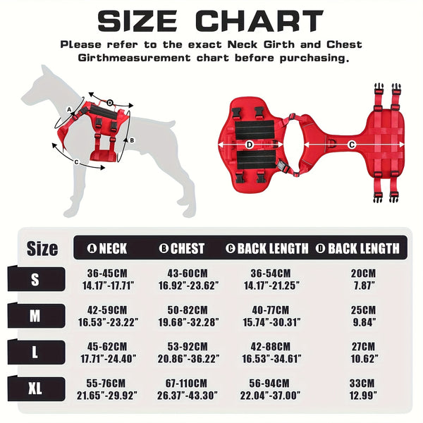 Escape Proof Dog Harness, Soft Padded Full Body Pet Harness, Reflective Adjustable No Pull Vest with Lift Handle And Leash Clip for Large Dogs Walking Hiking Training