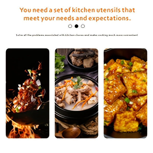 Silicone Kitchen Utensils Set | Heat Resistant And, Suitable For Non Stick Pans, Stainless Steel Cutting Tools, Small Kitchen Tools, Ideal Holiday Gift 17+2 Sets Of Food Grade Silicone Cooking Combinations