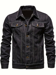 Men's Casual Washed Denim Jacket