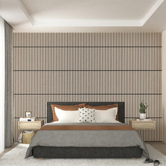 Artika Sonolok Acoustic Wall Panel Set in Light Grey / Ash & Black, 4 Pack