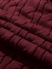 Men's Mature Business Sweater - New Autumn/Winter Lapel Ribbed Knitwear, Fashionable Solid Color Pullover, Suitable for Layering and Wearing Over Clothes