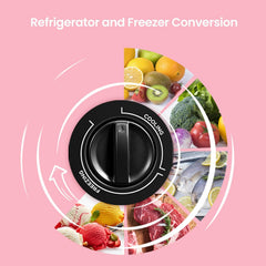 Comfee RCC102BL2UK(E) 99L Freestanding Chest Freezer, with Freezer and Refrigeration Conversion, Inverter Compressor, 4 Star Freezer Rating, Suitable for Outbuildings, Garages and Sheds - Black
