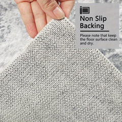 1pc Hallway Runner Rug Non Slip Carpet Runners 80x300cm Modern Abstract Hall Runner Carpet Runner Washable Kitchen Rugs for Hallway Entryway Kitchen Bedroom