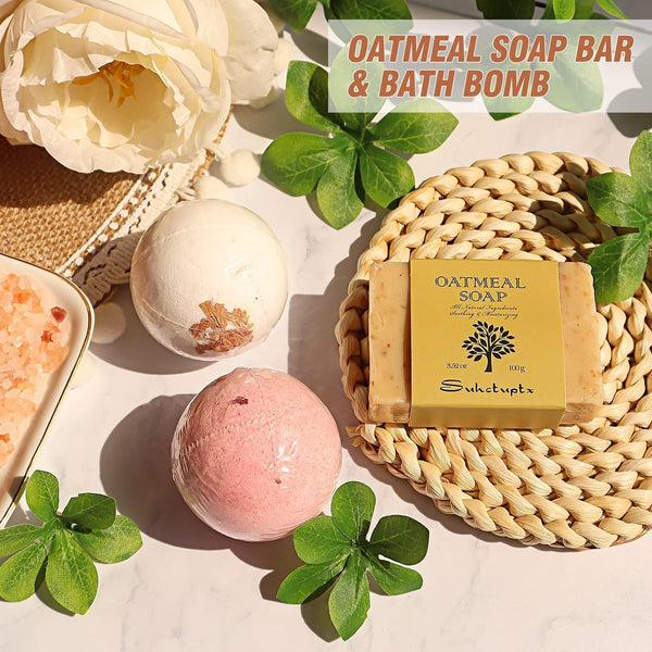 NILZENS Gifts for Women, Mom, Wife, Mum, Girlfriend, Best Friend, Her Happy Birthday, Mothers Day, Get Well Soon, Gift Spa Basket Set, Hamper Box, Tumbler, Bath Care Kit Pamper Sweet Present (SET1)