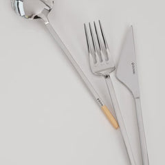 Golden Bell 18/10 Stainless Steel Cutlery Set, 24 Piece