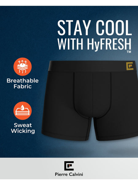5-Pack Men’s Boxers – Cotton Underwear in Blue, Black, or Mixed Dark Colors – Soft, Breathable & Comfortable Fabric – Longer Leg Design with Anti-Chafing Fit – Tag-Free, Anti-Roll Waistband & No Ride-Up – Everyday Multipack Men’s Boxer Shorts – Durable, S