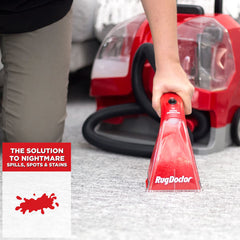 Rug Doctor Portable Spot Carpet Cleaner with 2 X 500Ml Spot Cleaning Solution