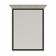 Highgrove Kavalan Grey Fabric Full Ottoman Bed Frame in 3 Sizes