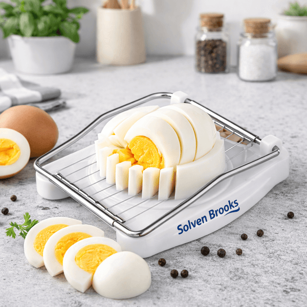 Precision Egg Slicer, Stainless Steel & Durable Plastic, Kitchen Tool for Uniform Slices | Assorted colour