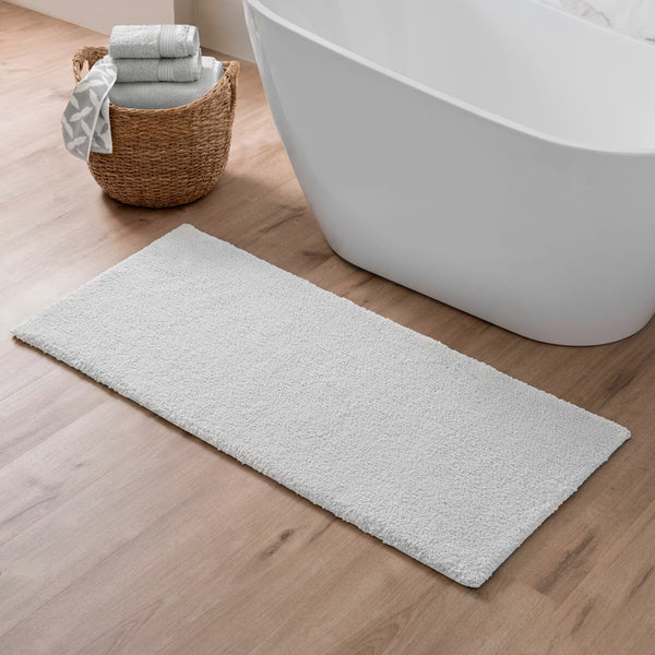 Grandeur Extra Large Bath Runner in Blue, 60 X 150 Cm