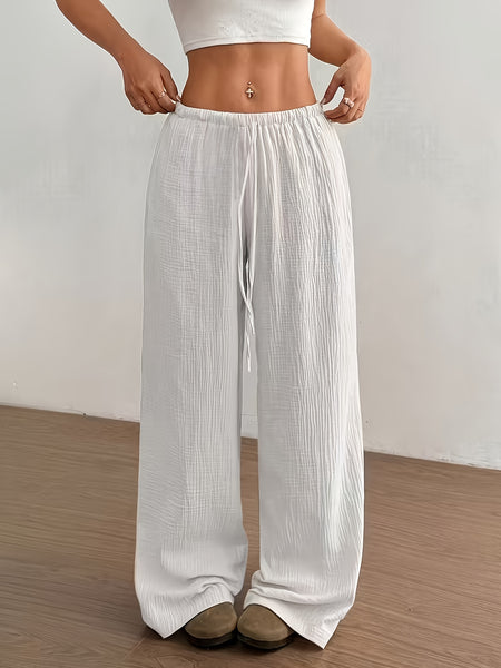 Two-Piece Set Women'S Elegant Trousers Casual Straight-Leg Pants