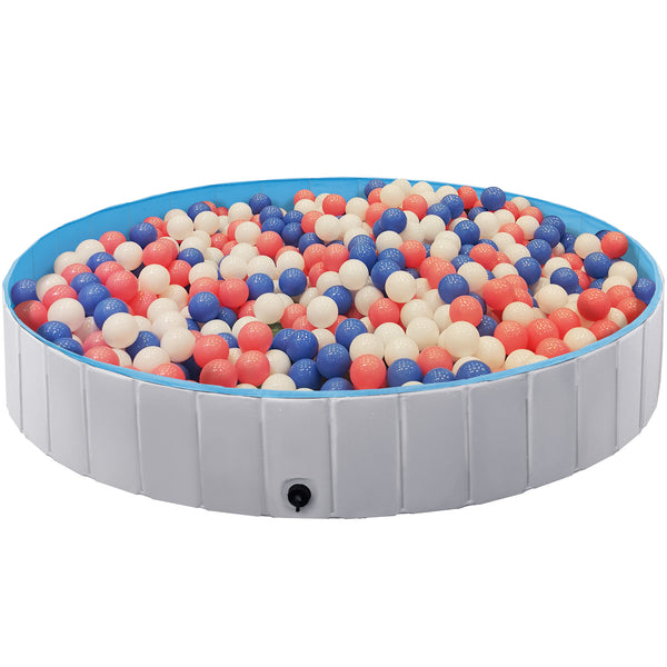 Costoffs Pet Pool Foldable Dog Swimming Pool, Pet Pool Portable Bathing Swimming Tub for Garden/Beach/Yard/Home, L/XL/XXL/XXXL, Blue/Grey/Black/Ocean Blue