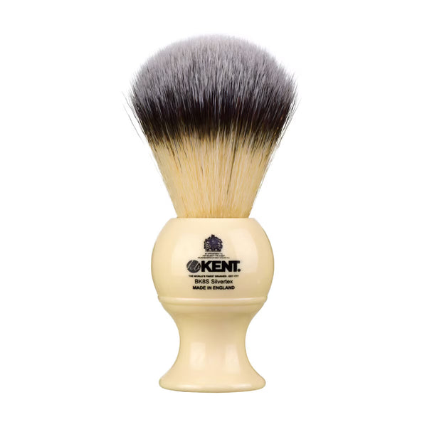 Kent Large Synthetic Shaving Brush, Ivory White