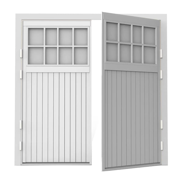 Cardale Bedford Side Hinged Garage Door with Installation in 3 Colours