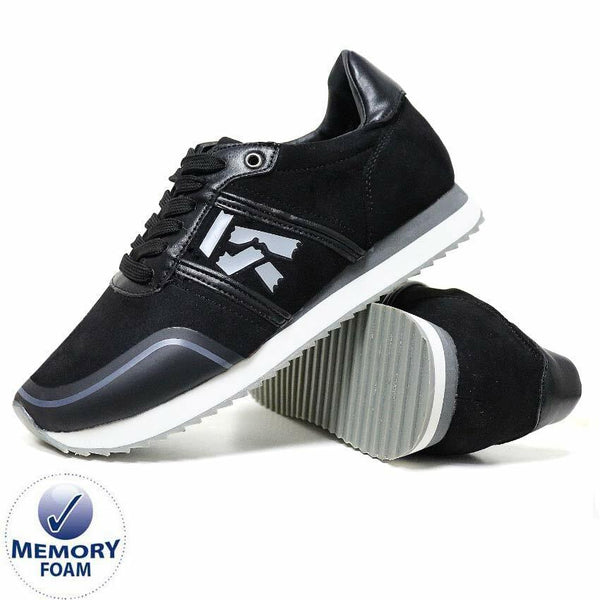 Mens Memory Foam Trainers New Casual Grip Sole Walking Driving Sports Gym Shoes