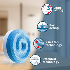 Unibond AERO 360° Moisture Absorber Neutral Refill Tab, Ultra-Absorbent and Odour-Neutralising, for AERO 360° Dehumidifier, Condensation Absorbers, (4 X 450G)