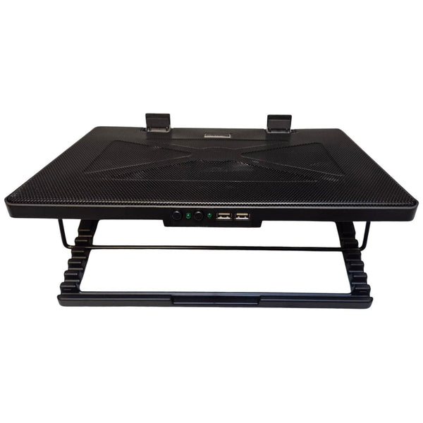 Laptop Cooling Pad 3/5 Fans Adjustable Stand USB Quiet Cooler with LED for 12–17 Inch Notebook