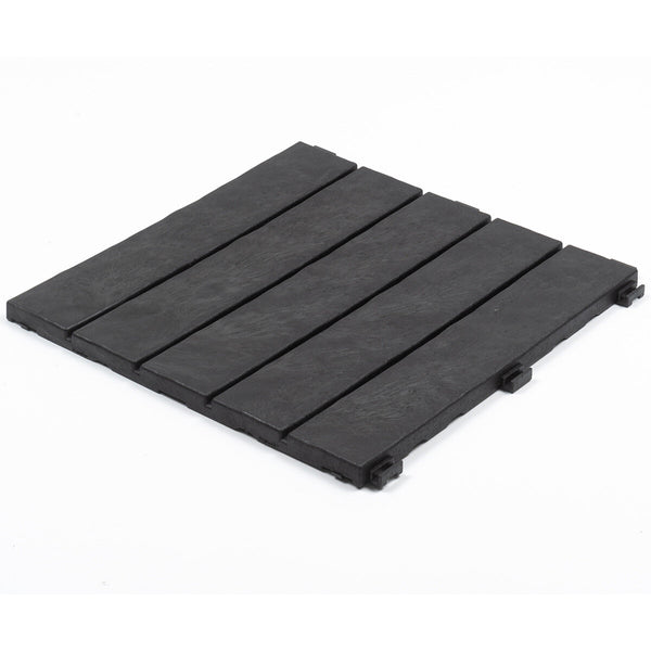 Easy Tile Cosmo Recycled Rubber Deck Tiles (300 X 300 X 15 Mm) - 10 Pack