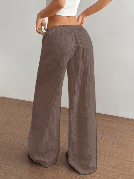 Two-Piece Set Women'S Elegant Trousers Casual Straight-Leg Pants