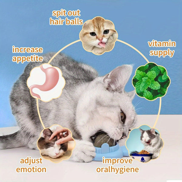 3pcs Interactive Rattan Cat Toy, Ball-Shaped, Chew And Play, Dental Health And Teeth Cleaning | Indoor Cats, All Breeds | Natural Rattan Material, Cat Plaything|Interactive Cat Toy|Durable Cat Toy, Without Battery