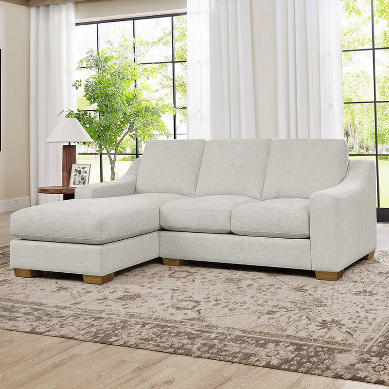 Thomasville Dillard Grey Fabric Corner Sofa, Left Hand Facing