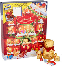 Lindt Teddy Milk Chocolate AR Advent Calendar 2025 – Large 250G – 24 Bear & Friends Chocolates – Festive Gift for Him & Her