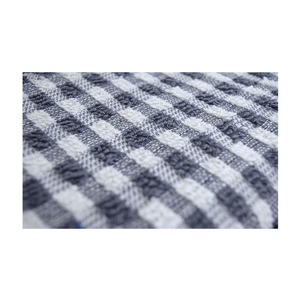 Pack of 2 Cotton Mono Terry Tea Towels – Egyptian Mono Check, Super Absorbent, Soft & Durable – Hotel Quality Kitchen Dish Cloths TT ‎65cm x 46cm approx
