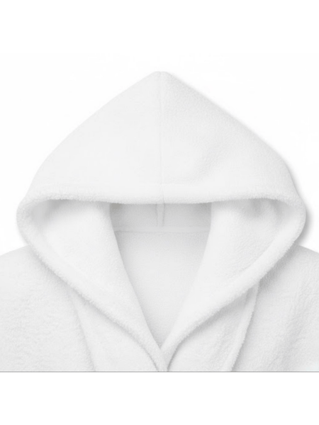 Luxury 100% Cotton Hooded Bathrobe | Soft Terry Towel Material Premium | One Size That Fits All Absorbent & Comfortable Robe for Men & Women Robe for Bathroom, Spa & Home