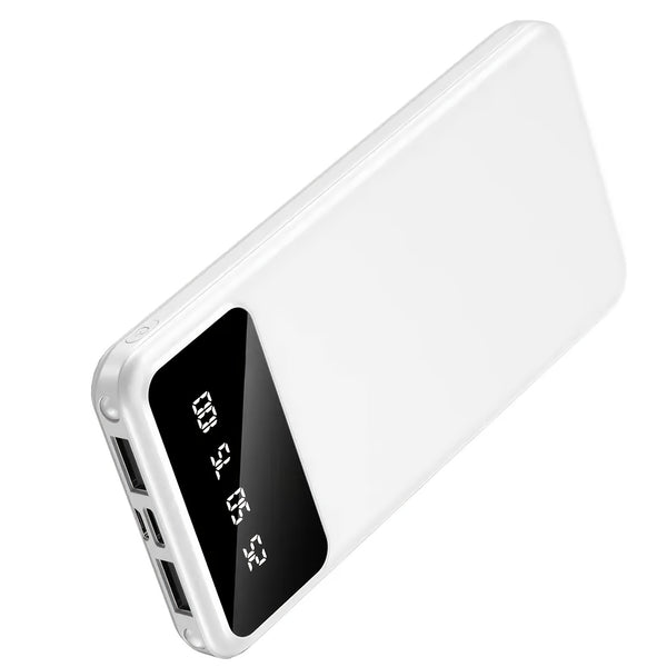 10000/20000mAh Large Capacity Portable Power Bank | Suitable for Charging Android Electronics/Mobile Phone Devices, Equipped with LED Display, Dual Output Ports, Multiple Colors to Choose From, USB Type-A Connector, Lithium Polymer Battery
