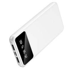 10000/20000mAh Large Capacity Portable Power Bank | Suitable for Charging Android Electronics/Mobile Phone Devices, Equipped with LED Display, Dual Output Ports, Multiple Colors to Choose From, USB Type-A Connector, Lithium Polymer Battery