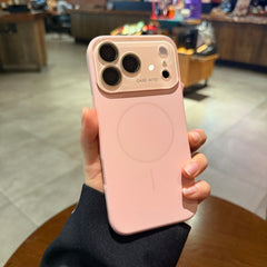 Phone Case - A Premium Minimalist Orange Magnetic Phone Case with Lens Protection, Fingerprint Resistance, And Wireless Charging Support, Designed for The for Iphone 17/16/15/14/13 Pro Max/Plus. This Stylish Business Phone Protector Features Precise