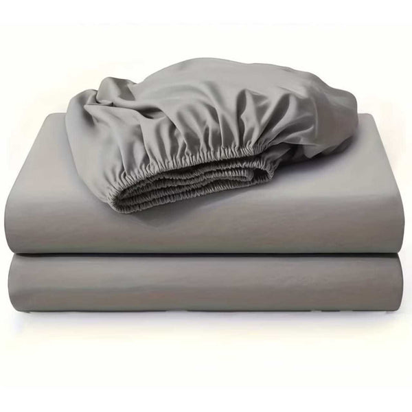 4B Extra Deep 25 cm Fitted Sheet Bed Sheets with Secure Elasticated Corners and Deep Pocket Fit, Tidy Bed Look, Easy Care and Durable for Everyday Use, Perfect for Modern Bedrooms, Guest Rooms and Available in All Bed Sizes