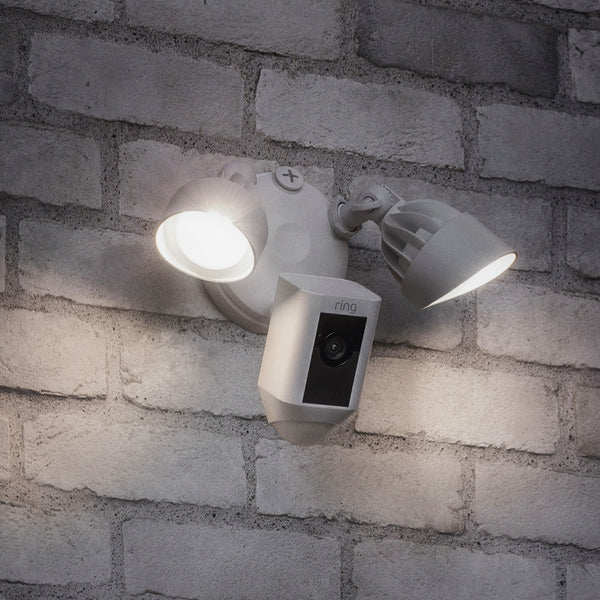 Ring Hardwired Floodlight Cam Plus in White - 2 Pack