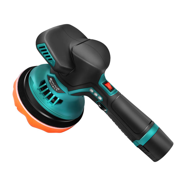 Cordless Car Buffer Polisher Machine Kit with 2X Rechargeable Batteries, 8 Variable Speed 2800-5500RPM, Portable Polishing Waxer for Detailing/Waxing Polishing Kit for Car Detailing Scratch Removing