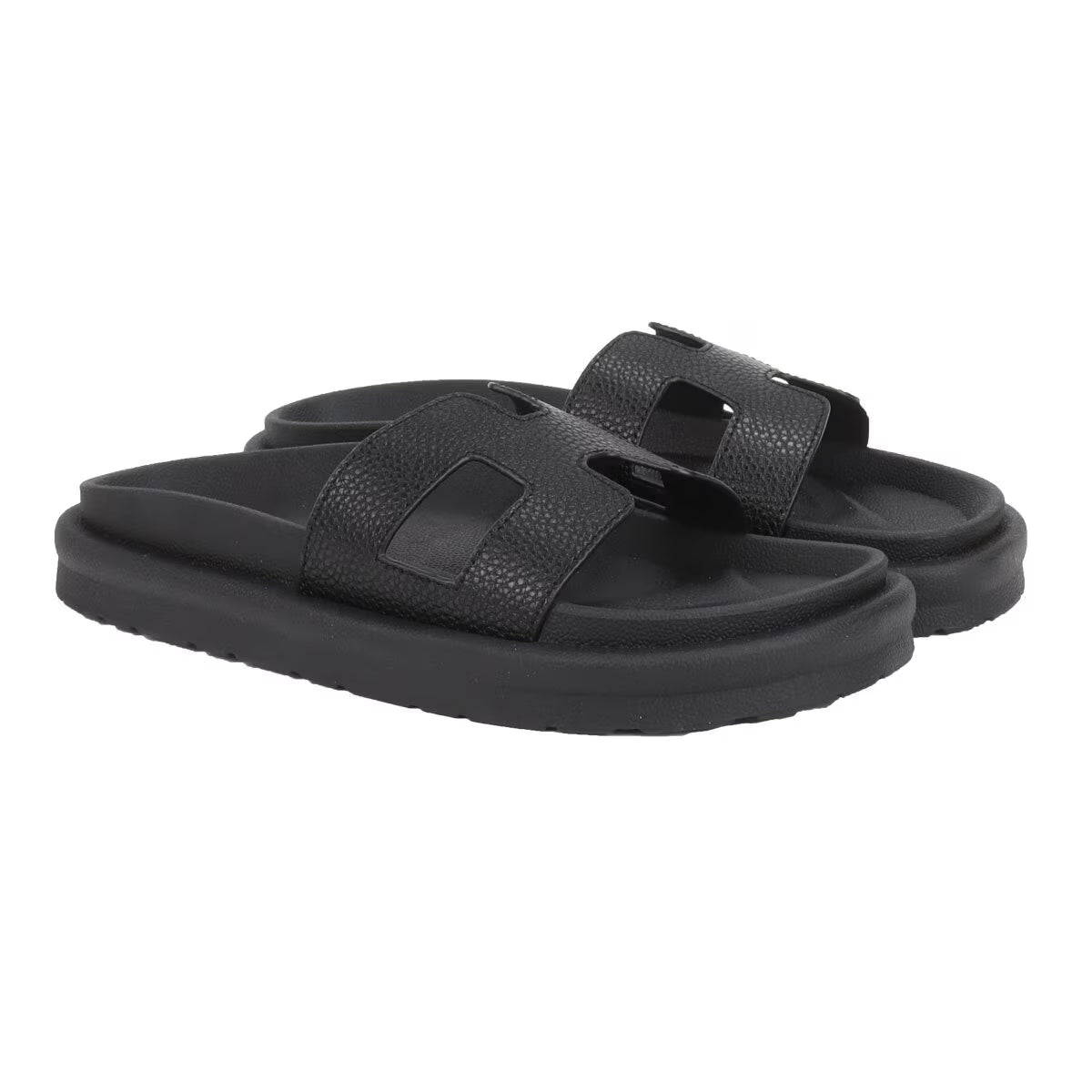 Pajar Ladies Leather Sandal in Black