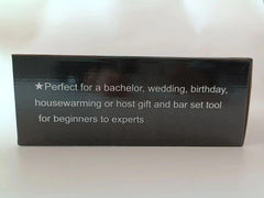 AYAOQIANG Cocktail Making Set, Cocktail Shaker Set with Stand, 750Ml Stainless Steel Shaker for Cocktail, Home Bar Cocktail Tool Set for Bartender,Gift for Men Birthday,Thanksgiving,Christmas