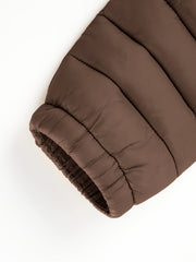 Women's Autumn/Winter Simple Lightweight Hooded Commuter Padded Coat with Pockets