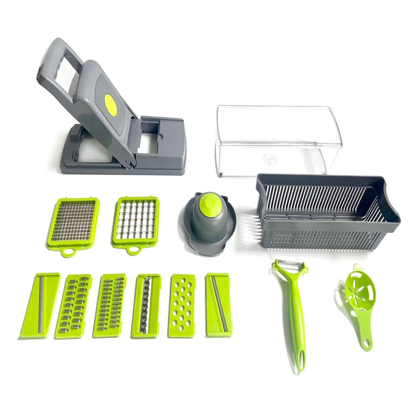 14-in-1 Safe Chopper Vegetable Cutter, Onion Chopper, Veggie Chopper, Chopper, Food Chopper, Food Chopper Manual Hand, Vegetable Slicer, Vegetable Chopper, Kitchen Gadgets, Vegetable Cutter
