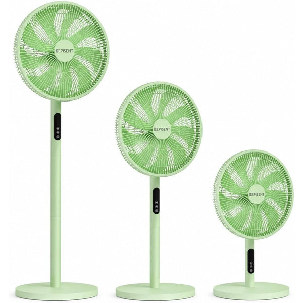 EPISENT 3-in-1 16 Inch Pedestal & Desk Fan with Remote Control – Adjustable Height 65-125cm, 3 Speed Settings, 9H Timer, Oscillating Cooling Fan for Home, Office & Bedroom
