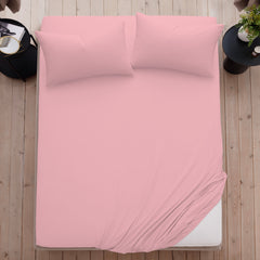 Surprise Colour Fitted Sheet OR Pillowcases | Ultra Soft Wrinkle Free Breathable Bed Sheet With Secure Fit Elasticated Corners | Fade Resistant & Easy Care | Random Colour Sent for Added Fun | LOCAL WAREHOUSE | UK BRAND