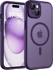 TOCOL Magnetic for Iphone 17 Pro Max Case 6.9-Inch, Compatible with Magsafe, Full Camera Protection, Built-In Magnetic Ring, Drop Protection Shockproof Translucent Matte Phone Cover