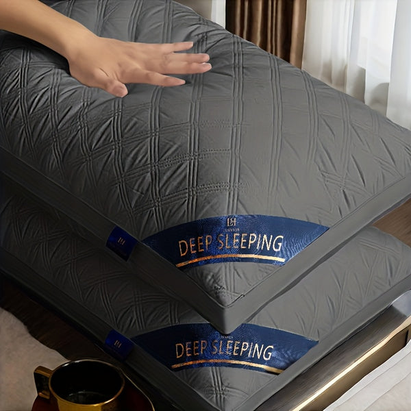 1pc 2pcs 4pcs 6pcs Weight 800GSM Luxury Hotel Quality 48x74cm Quilted Bed Pillows for Sleeping Deep Filled Bounce Back All Seasons